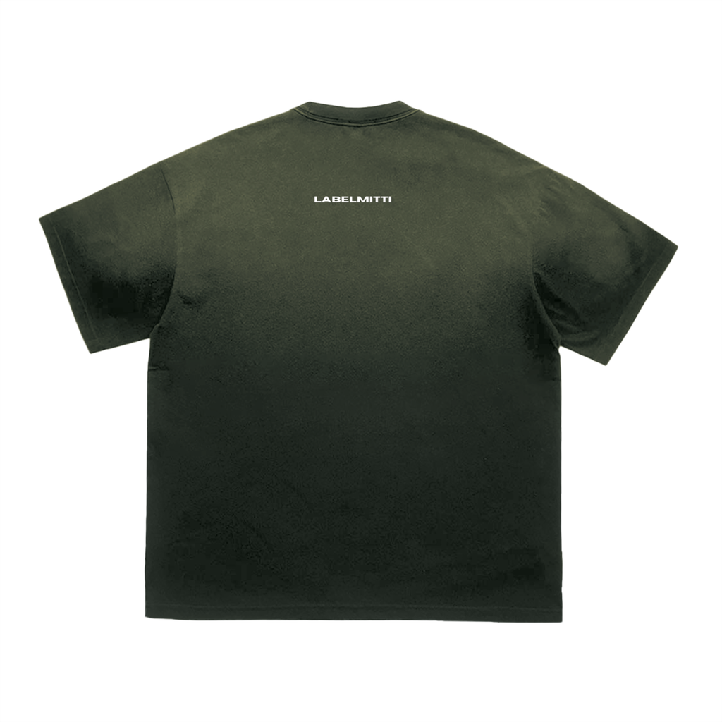 Oye Striped Gradient Washed T-Shirt