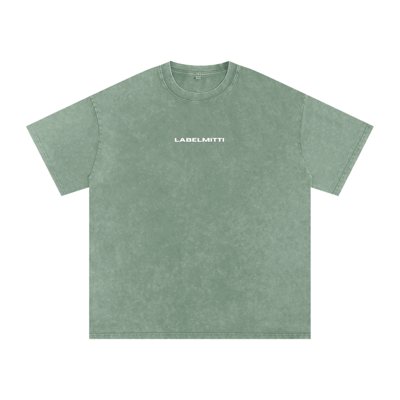 Label Mitti Snow Washed Oversized Cotton T-Shirt