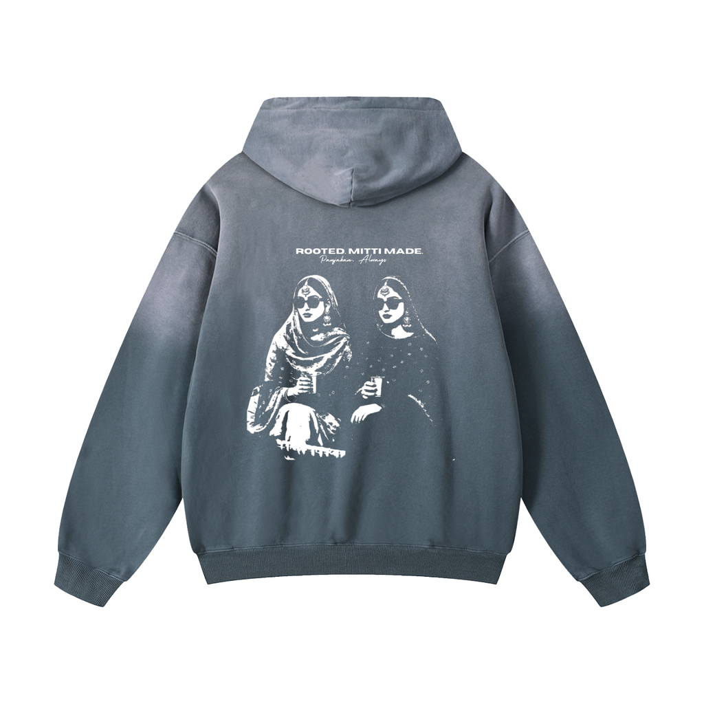 Panjaban Heavyweight Sunfade Oversized Hoodie