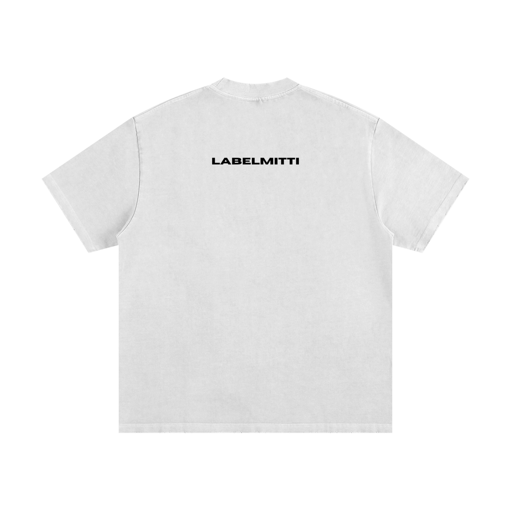 Karan Aujla Essential Vintage Washed Frayed T-Shirt