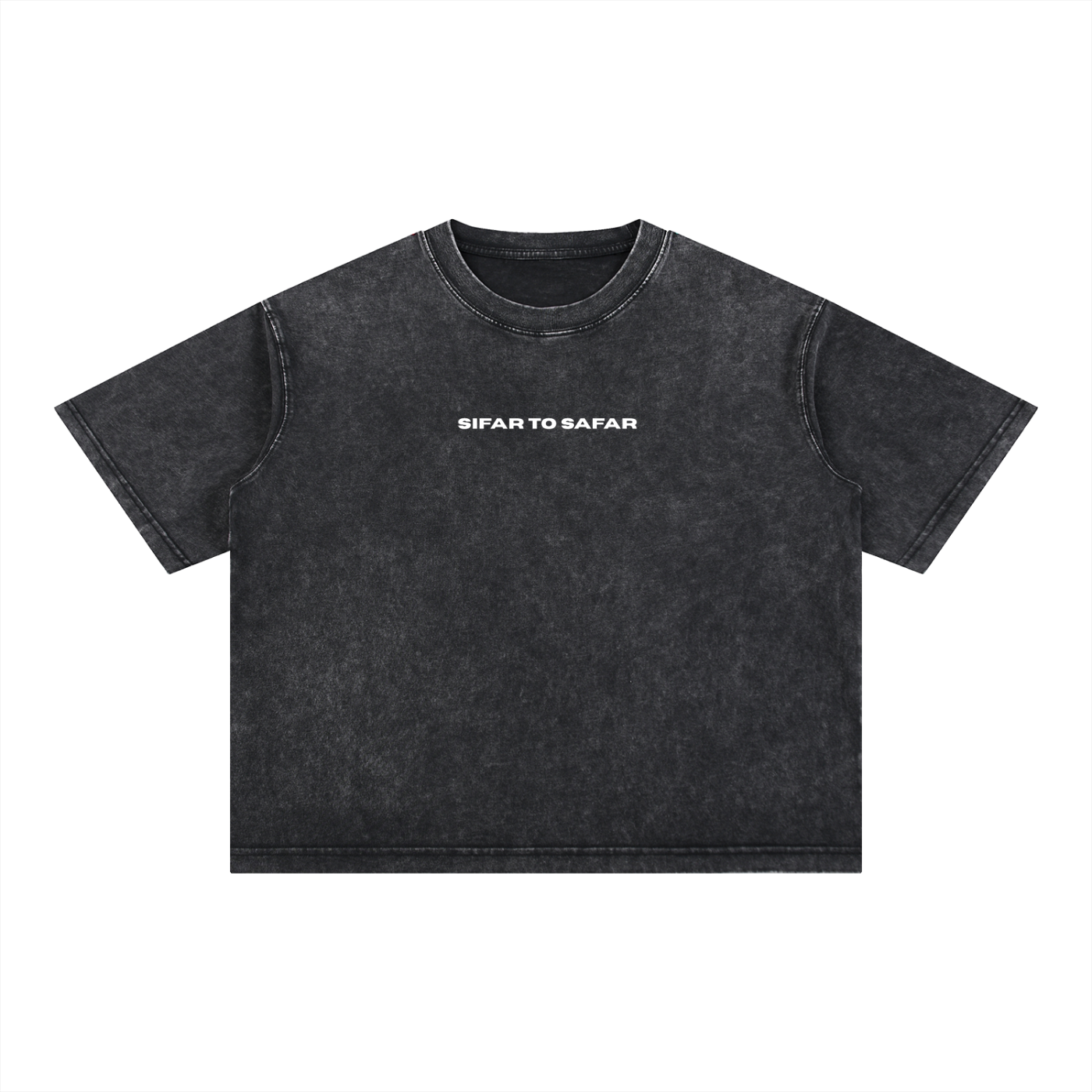 Sifar to Safar Mineral Wash Boxy Cotton T-Shirt