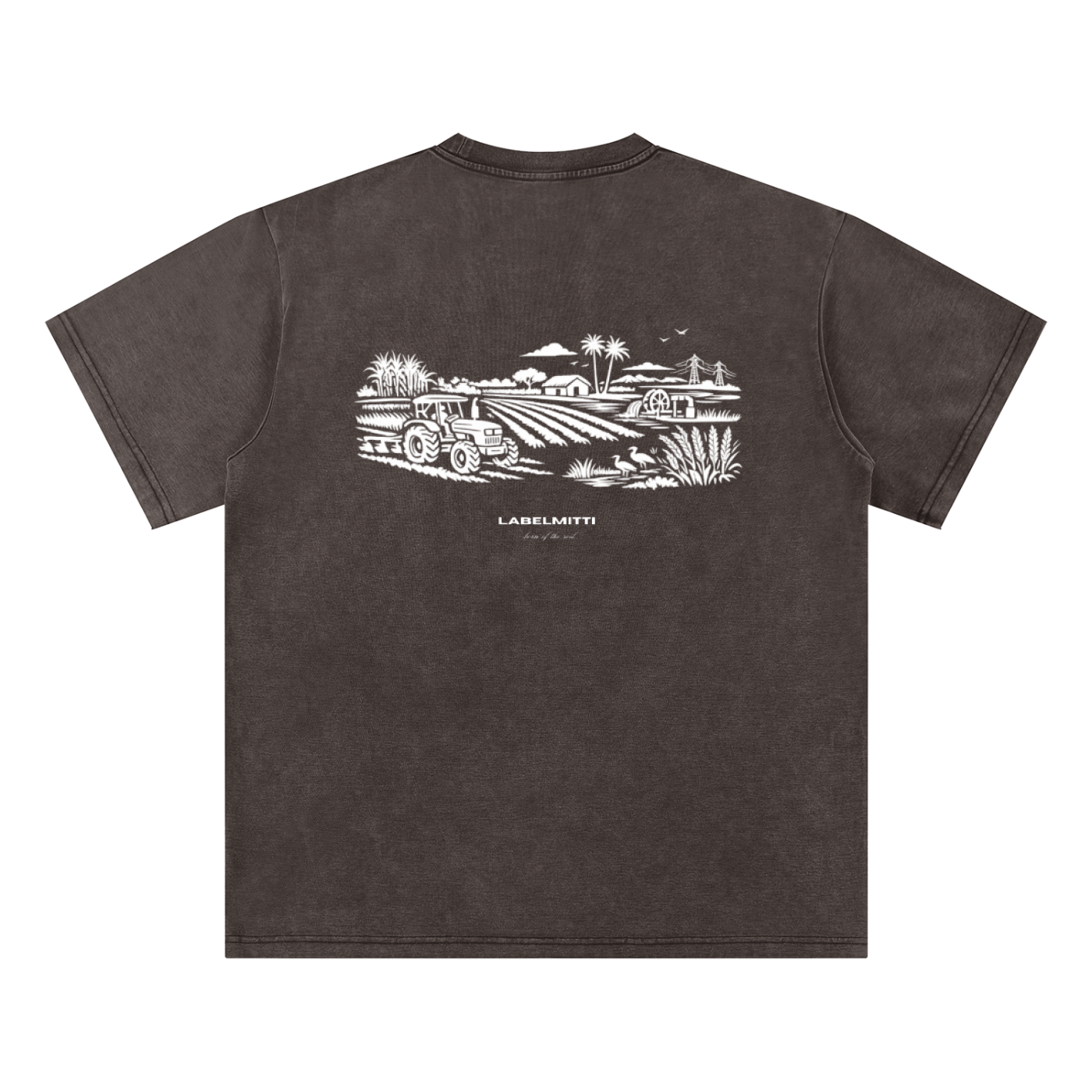 Gabhru Bamboo Snow Washed T-Shirt