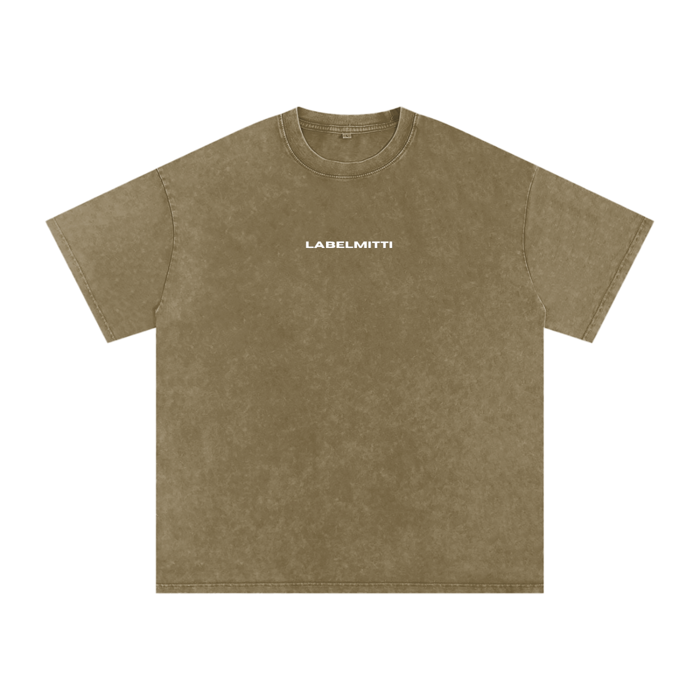 Label Mitti Snow Washed Oversized Cotton T-Shirt