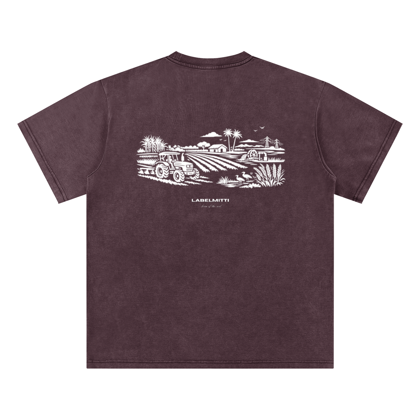 Gabhru Bamboo Snow Washed T-Shirt