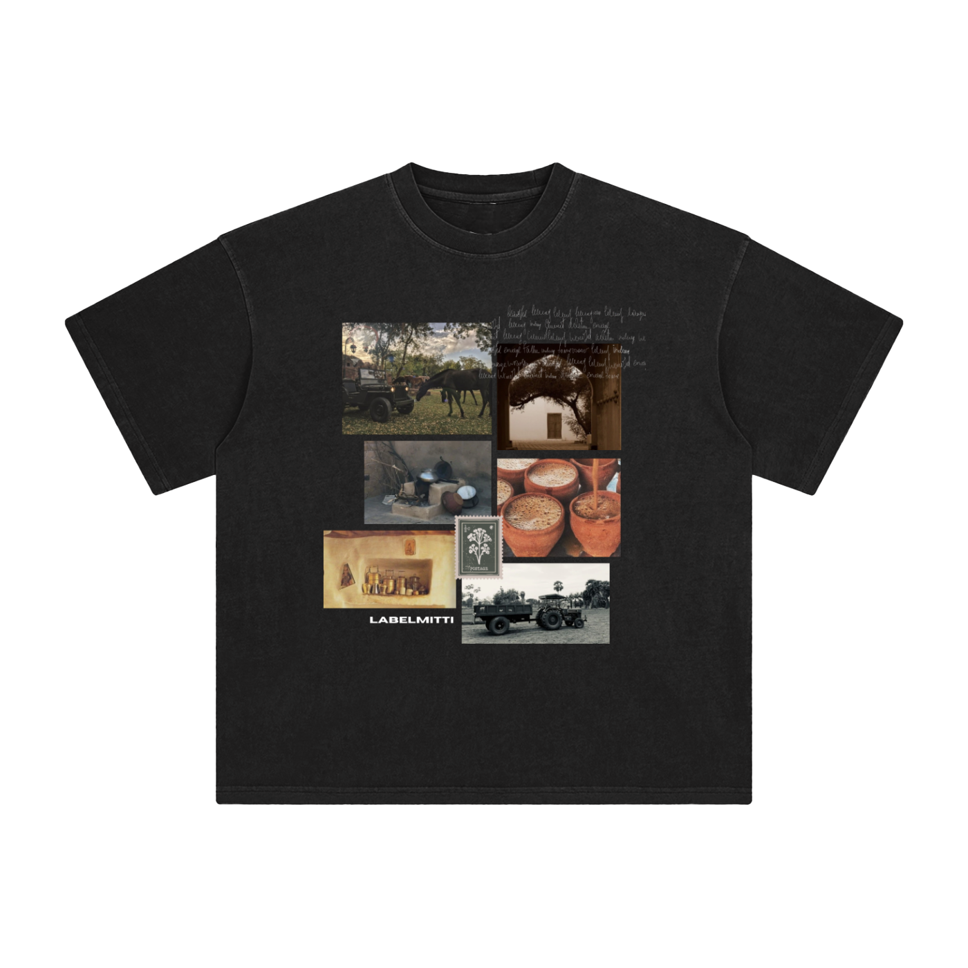 Legacy Panjab Enzyme Washed T-Shirt