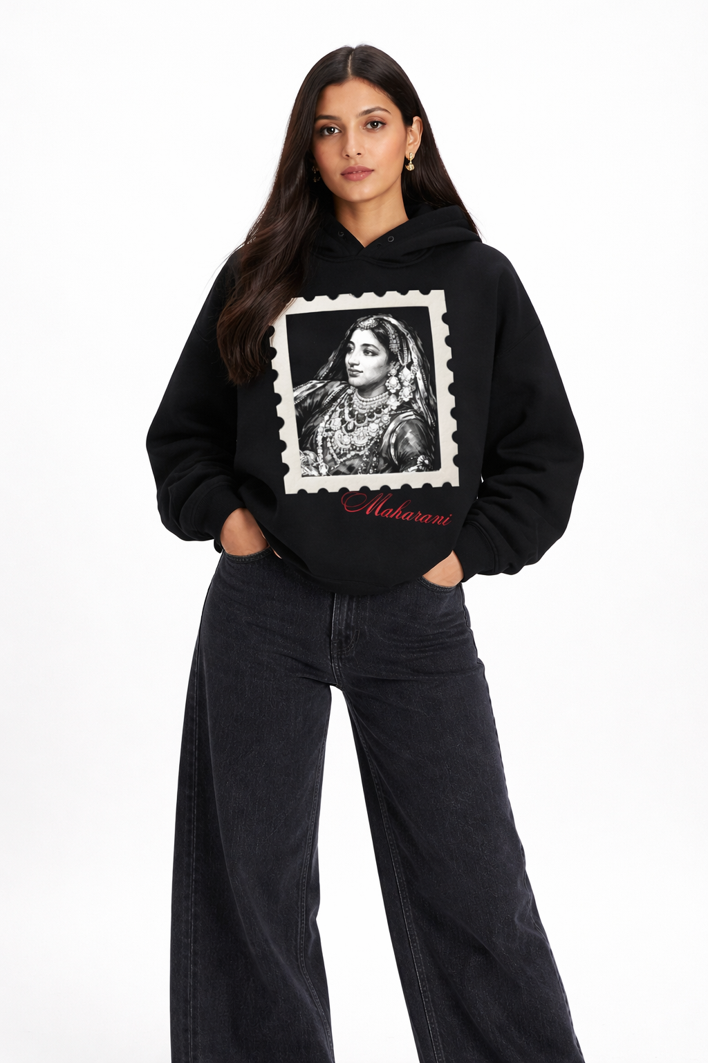 Maharani Fleeced Boxy Hoodie