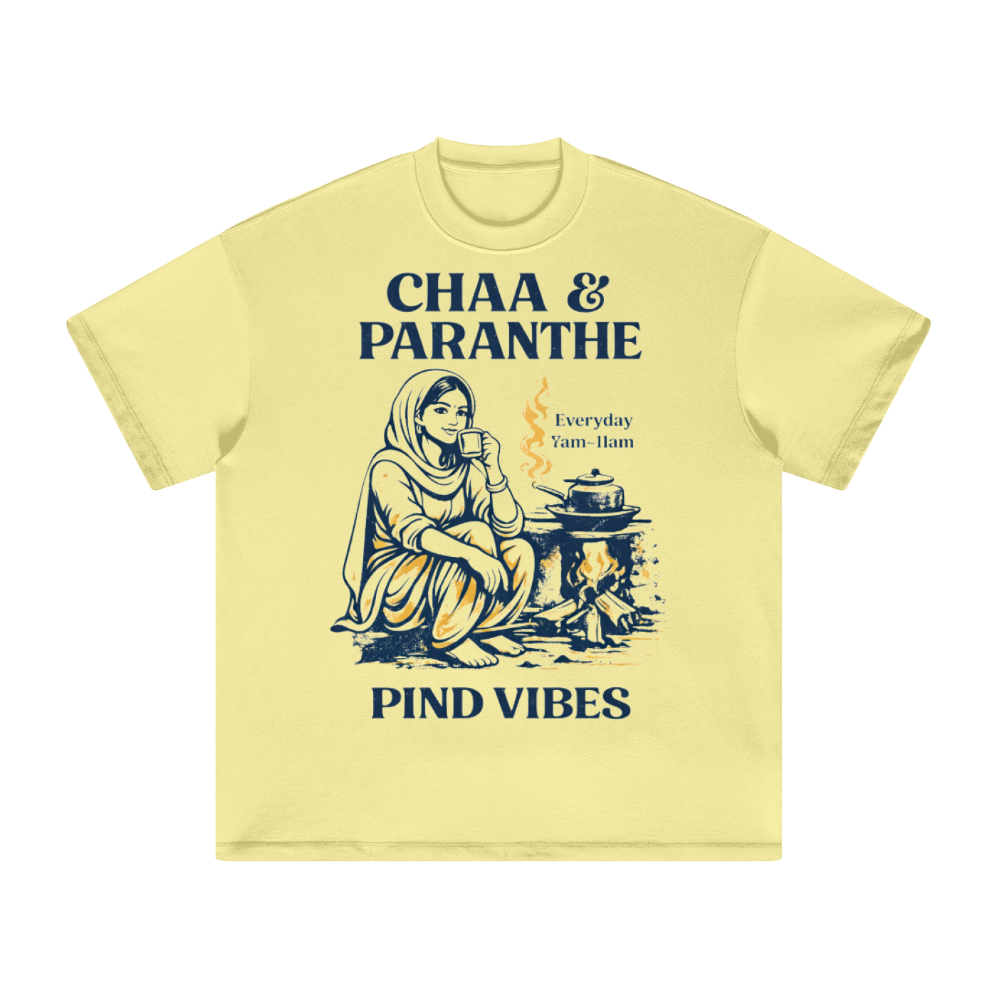Chaa Paranthe Heavyweight Earth Tone T-Shirt