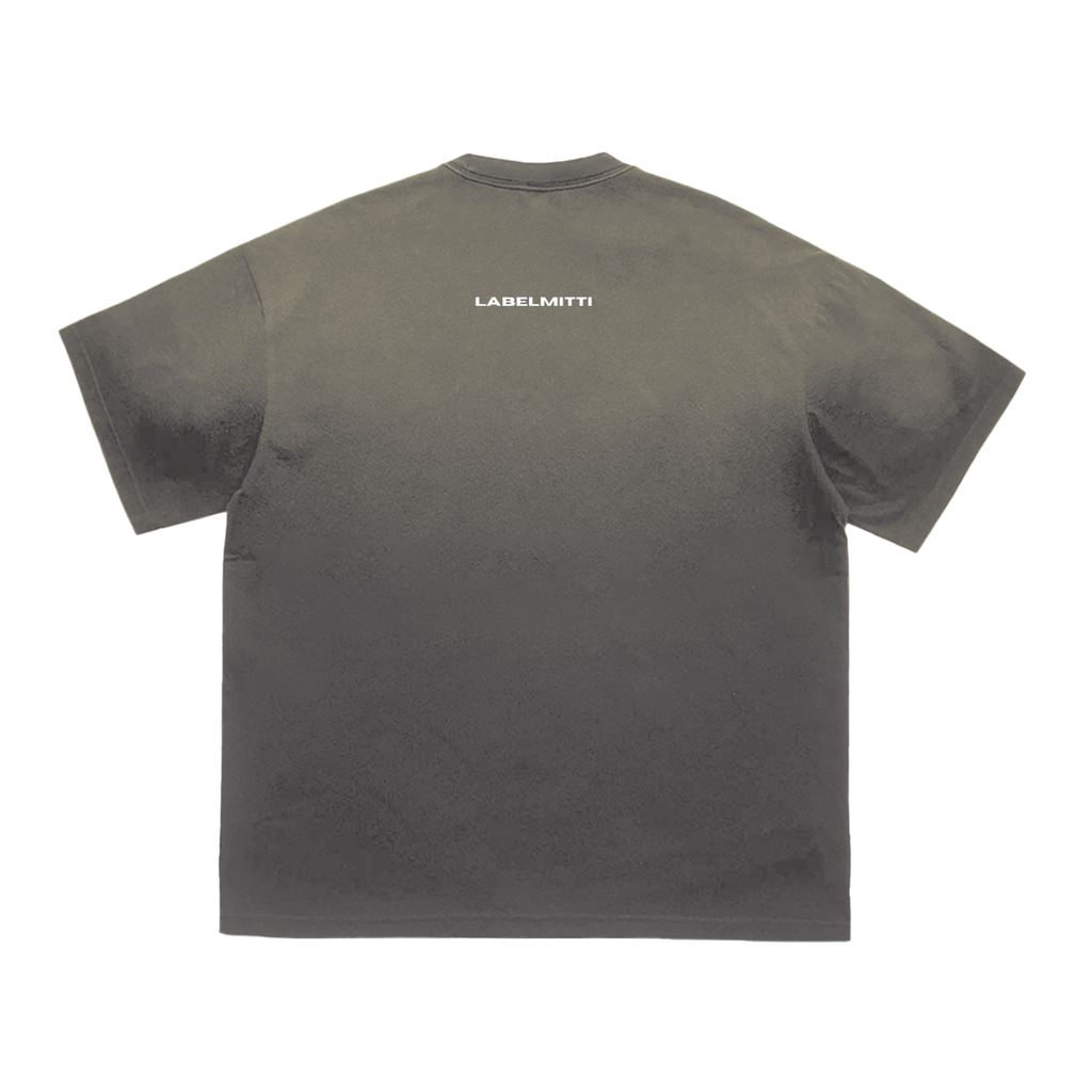 Oye Striped Gradient Washed T-Shirt
