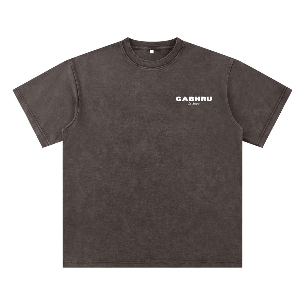 Gabhru Bamboo Snow Washed T-Shirt