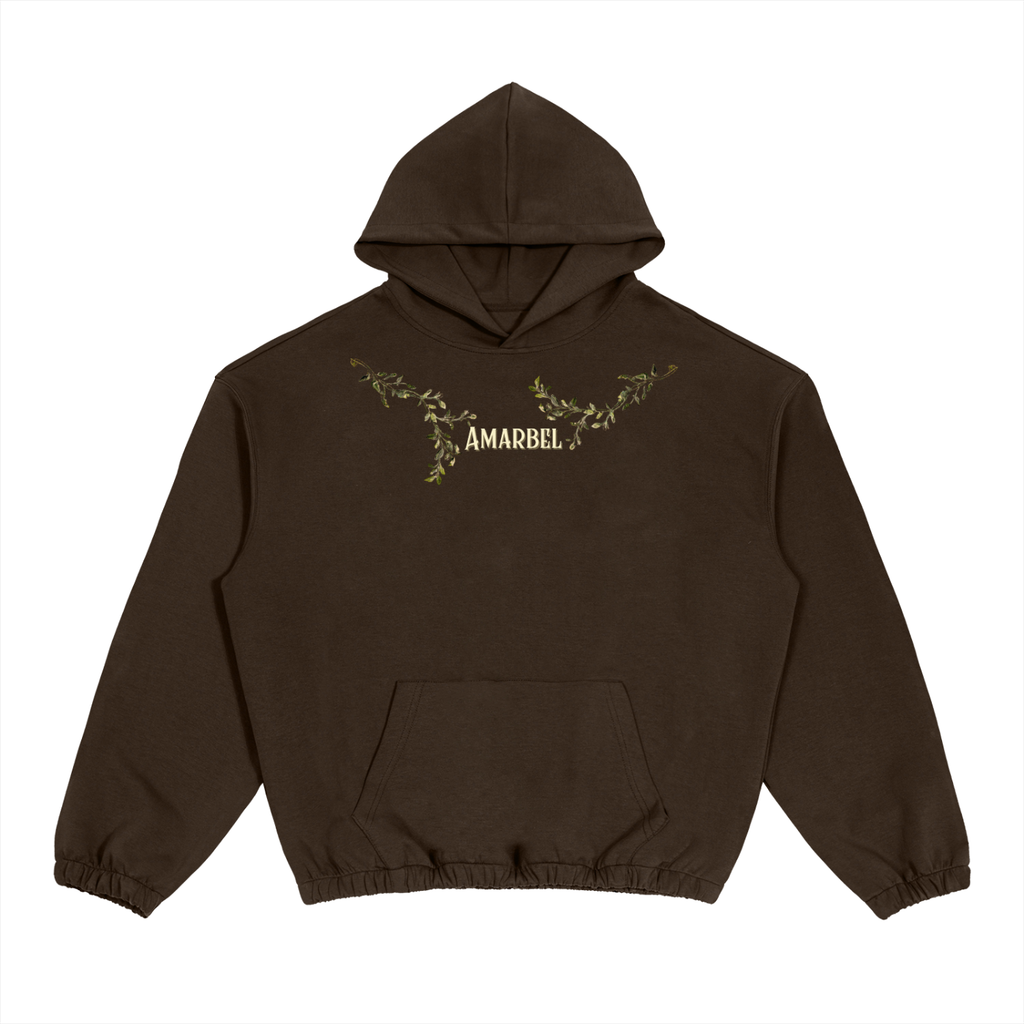 Amarbel Boxy Cinched Hem Hoodie