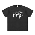 Jaaneman Vintage Washed Raglan Cotton T-Shirt