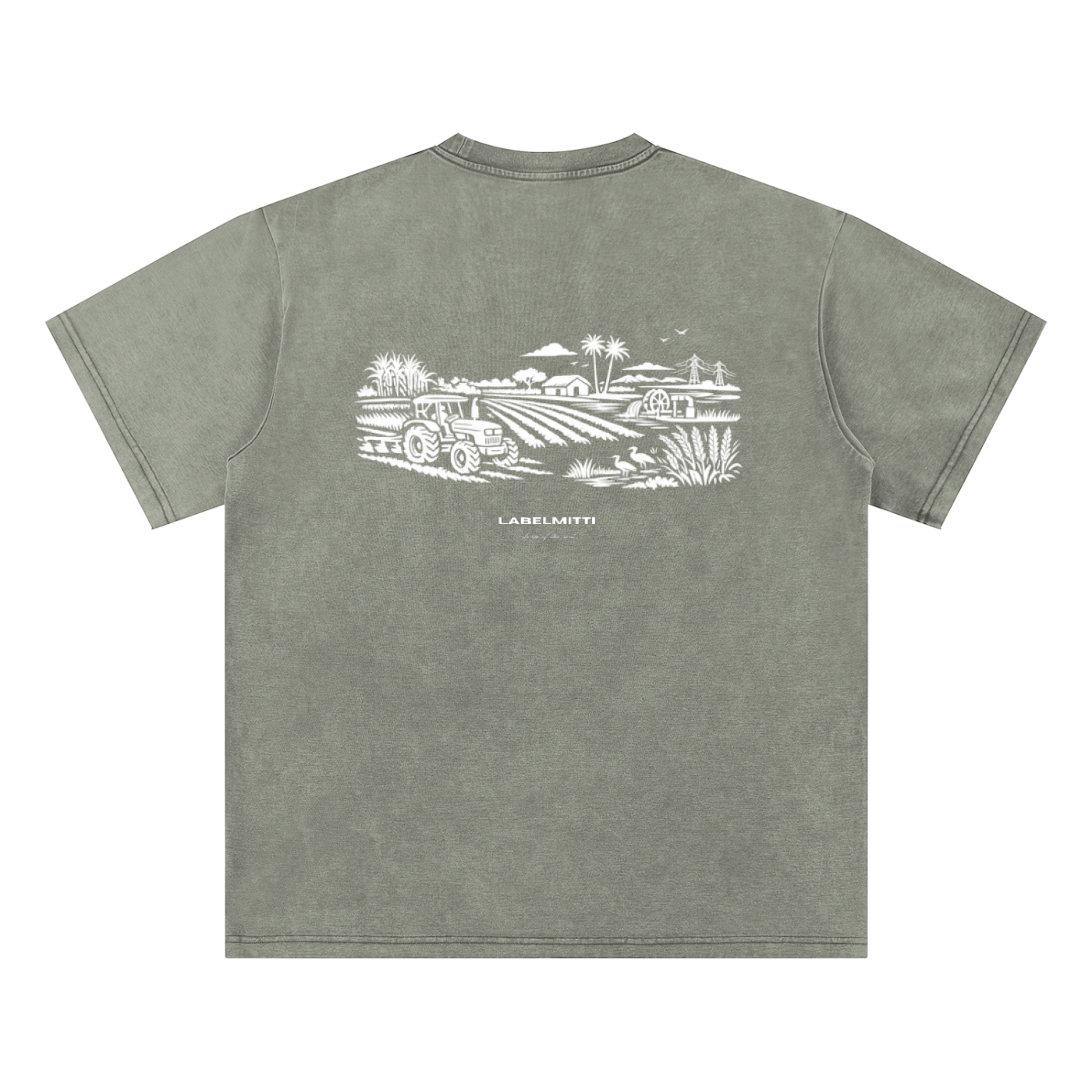 Gabhru Bamboo Snow Washed T-Shirt