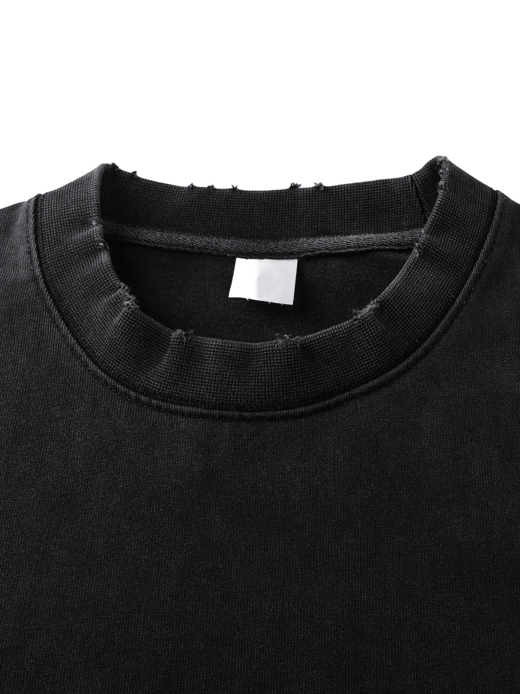 Karan Aujla Essential Vintage Washed Frayed T-Shirt