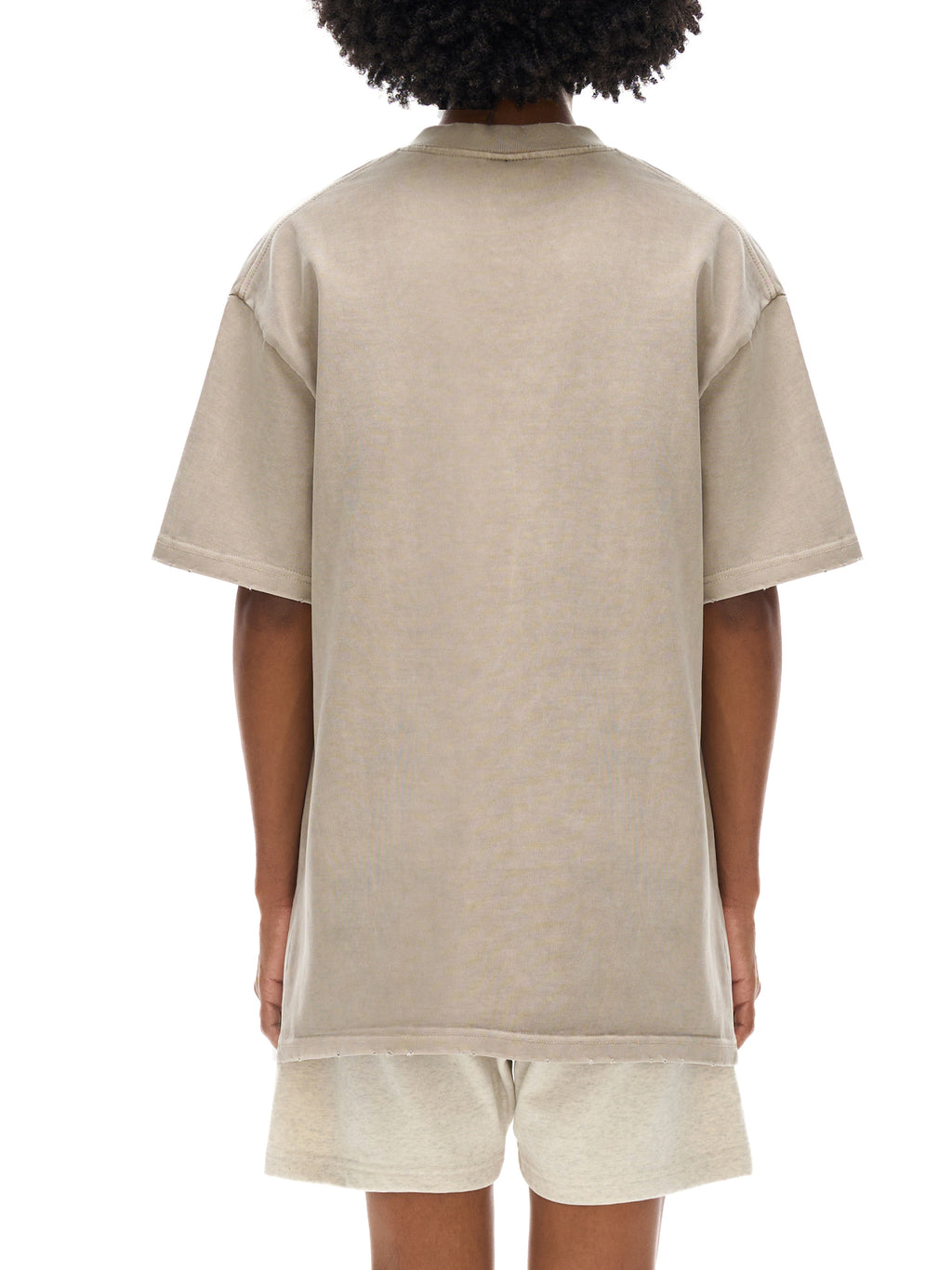 Karan Aujla Essential Vintage Washed Frayed T-Shirt