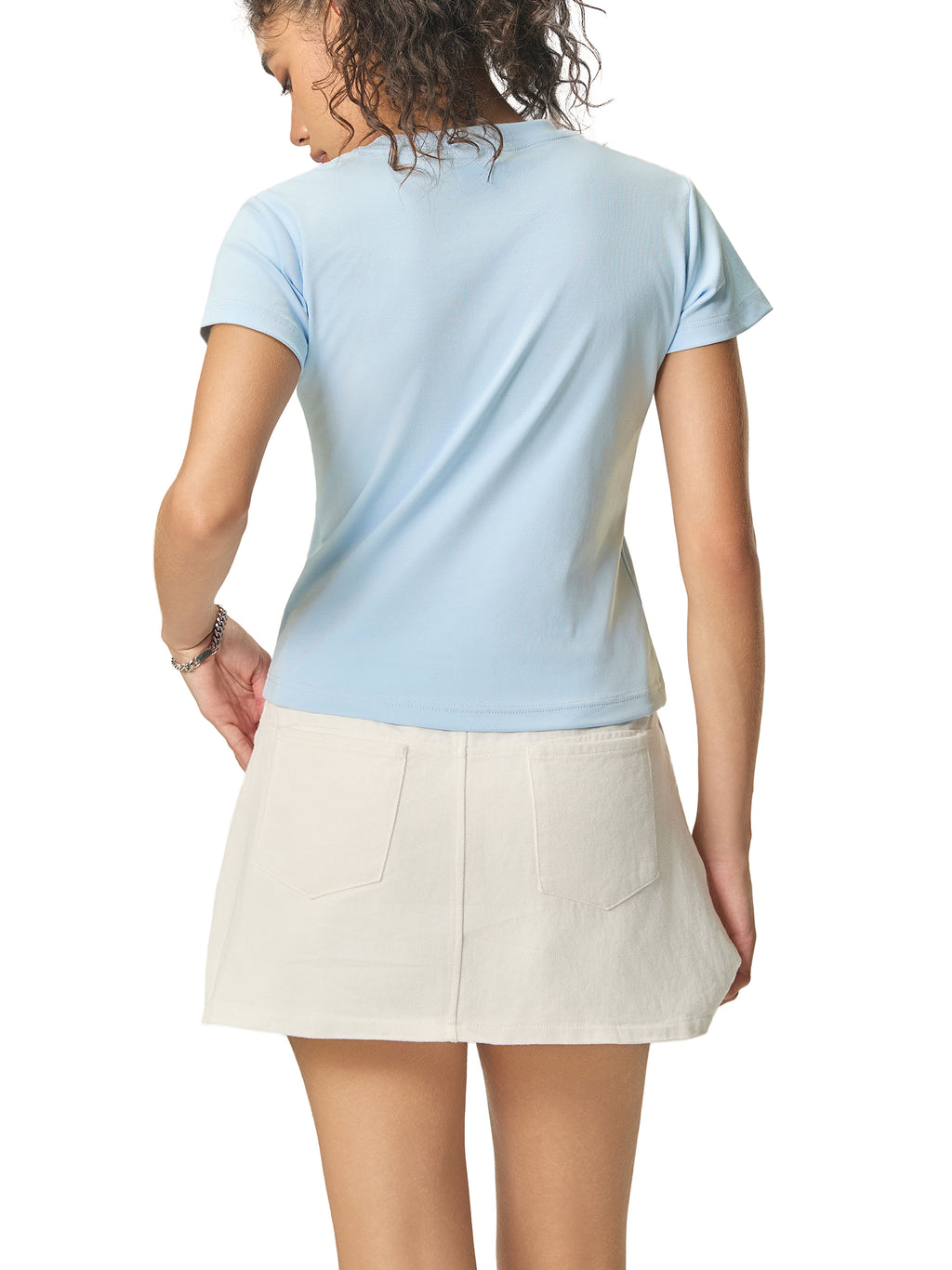 Haseen Bodycon Crewneck T-Shirt