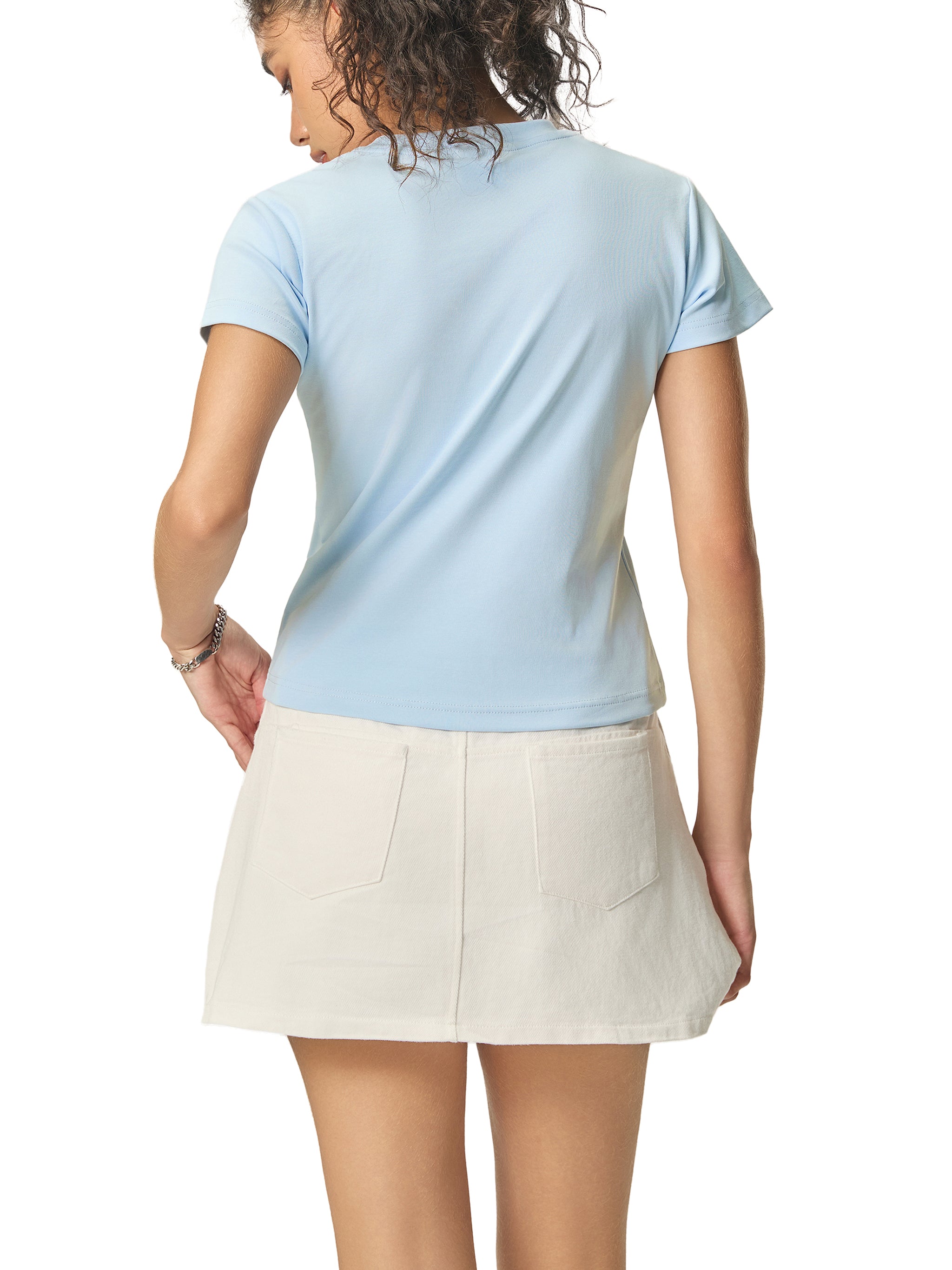 Haseen Bodycon Crewneck T-Shirt